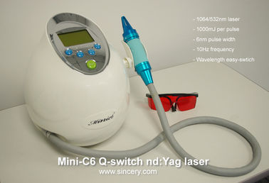 Type C6 de machine de laser de ND YAG de la machine 1064nm de laser de Pico de haute performance mini