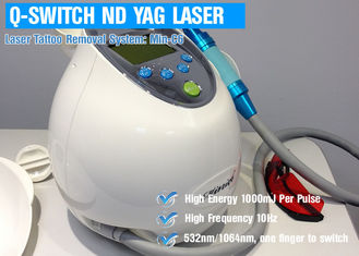 machine de retrait de tatouage de laser de 1064nm Yag, laser de commutateur de Q pour le visage